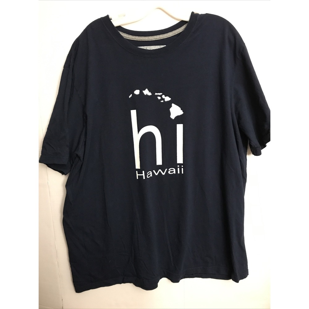 anvil t shirt 2x navy Hawaii T‎ shirt top